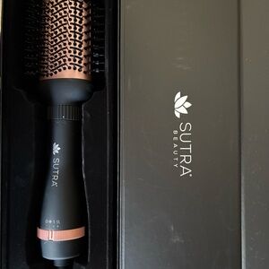 Sutra Beauty Black and Rose Gold Hair Dryer Brush